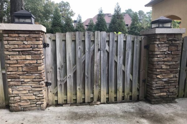 new gutter and downspout installed