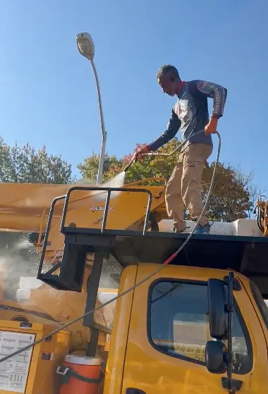 Our Heavy Equipment Washing Process in Union, NJ