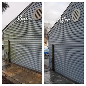 soft washing vinyl house siding