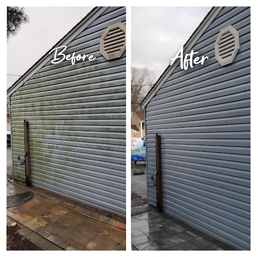 soft washing vinyl house siding