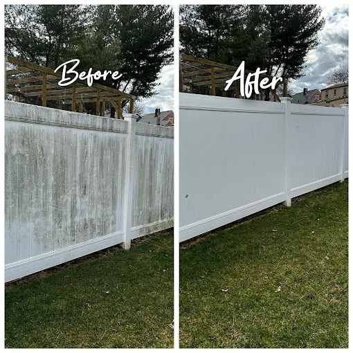 vinyl fence pressure washing services